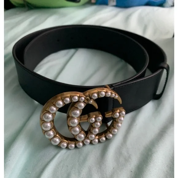Black Gucci Belt in Great Condition Gucci Belt Black 201766 ec-20330 Good Condition 30mm Leather  main image 4